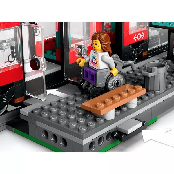 City 60423 Набор LEGO 60423 «Трамвай и станция в центре города» (Фото 6)