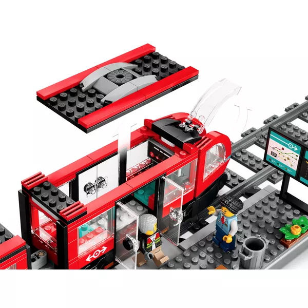 City 60423 Набор LEGO 60423 «Трамвай и станция в центре города» (Фото 5)