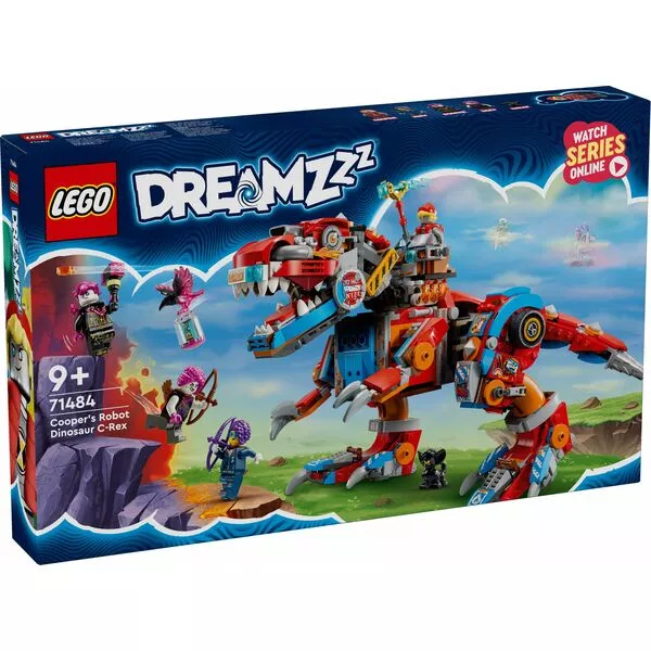 DREAMZzz 71484 Набор LEGO 71484 «Робот-динозавр Купера C-Rex»