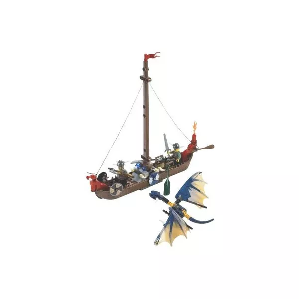 Эксклюзивные и Коллекционные Наборы LEGO 7016 Лодка викингов против дракона Виверна (Фото 2)