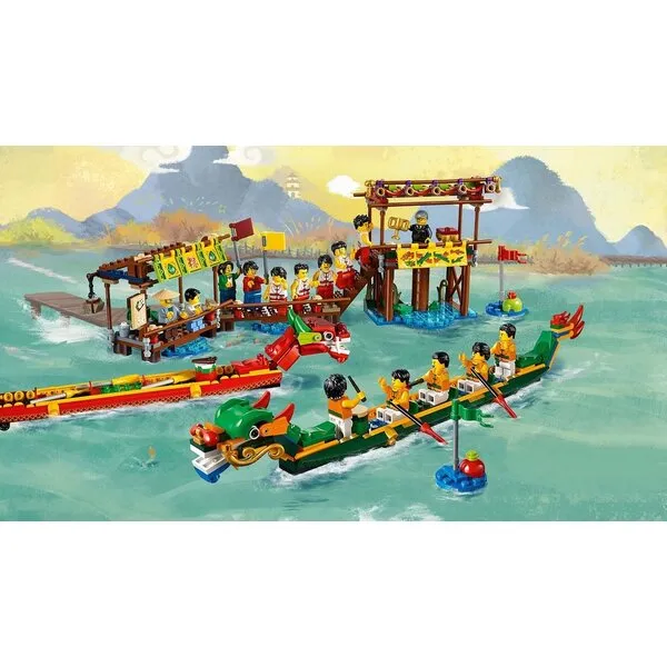 Коллекционные наборы 80103 Набор LEGO 80103 «Гонка на лодках-драконах» (Фото 3)