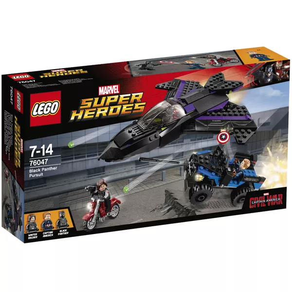 Marvel Super Heroes 76047 Редкий Набор LEGO 76047 «Погоня за Чёрной Пантерой»