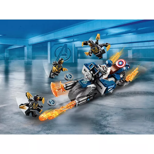 Marvel Super Heroes 76123 Набор LEGO 76123 «Капитан Америка: Атака Аутрайдеров» (Фото 9)