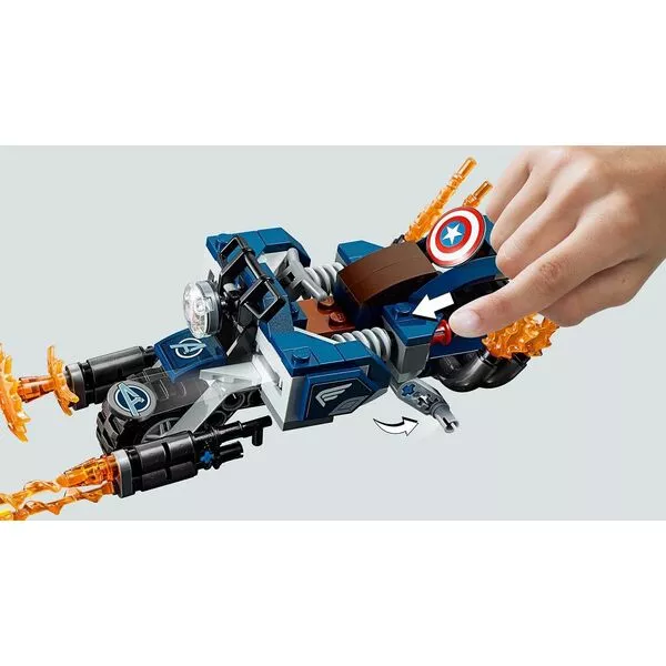Marvel Super Heroes 76123 Набор LEGO 76123 «Капитан Америка: Атака Аутрайдеров» (Фото 5)