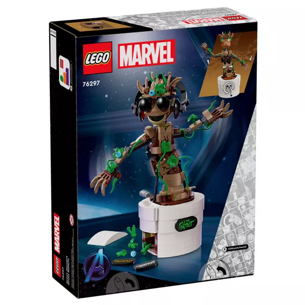 Marvel Super Heroes 76297 Набор LEGO Marvel 76297 «Танцующий Грут» (Фото 2)