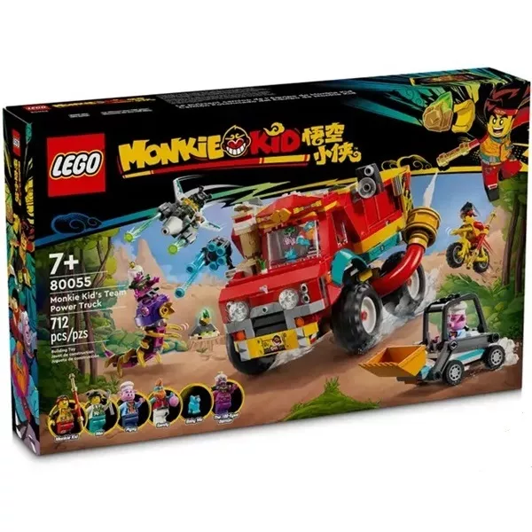 Monkie Kid 80055 Набор LEGO 80055 «Силовой грузовик команды Монки Кида»