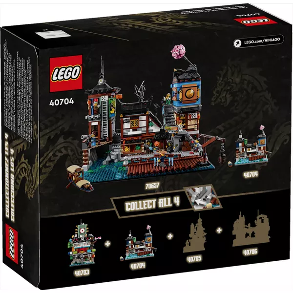 NINJAGO 40704 Набор LEGO 40704 "Micro Ninjago Док-станция" (Фото 2)