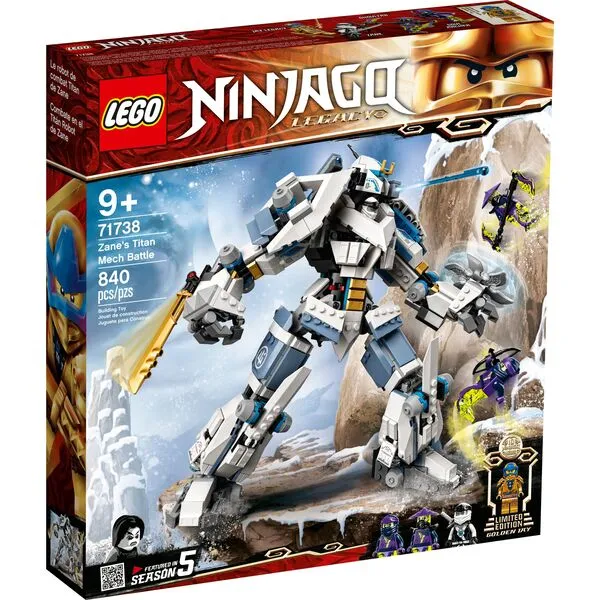 NINJAGO 71738 Битва с роботом Зейна