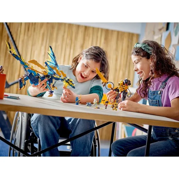 NINJAGO 71796 Стихийный дракон против боевого робота императрицы (Фото 3)