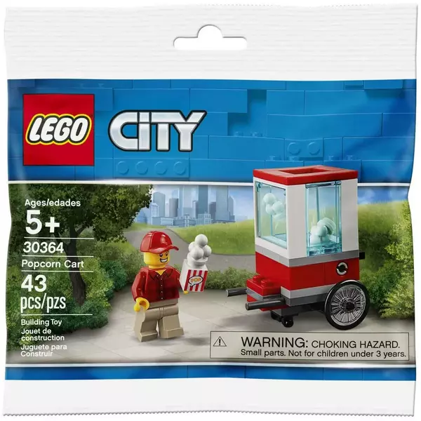 Полибэги LEGO 30364 Тележка с попкорном (Фото 1)