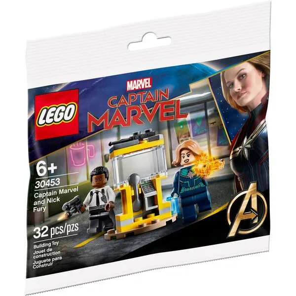 Полибэги LEGO 30453 Капитан Марвел и Ник Фьюри