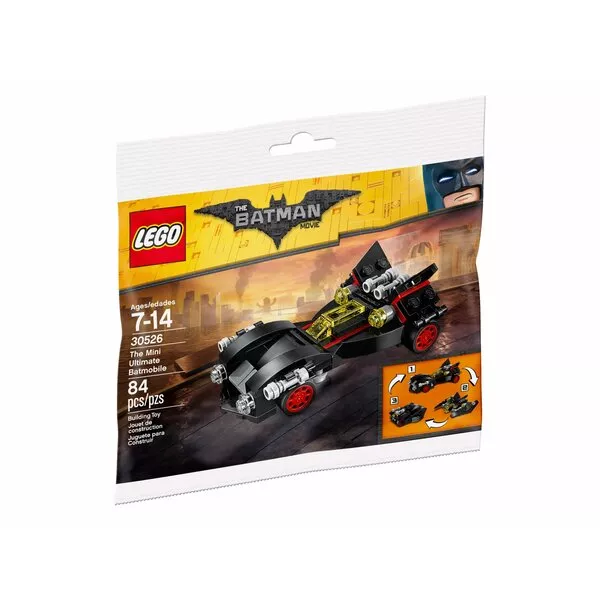 Полибэги LEGO 30526 Набор LEGO 30526 «Миниатюрный Бэтмобиль Ultimate» (Фото 4)