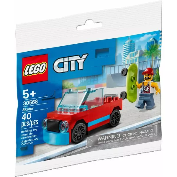 Полибэги LEGO 30568 Набор LEGO 30568-1 «Скейтбордист» (Фото 1)
