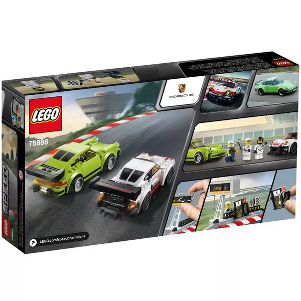 Speed Champions 75888 LEGO Speed Champions 75888 «Porsche 911 RSR и 911 Turbo 3.0» (Фото 2)