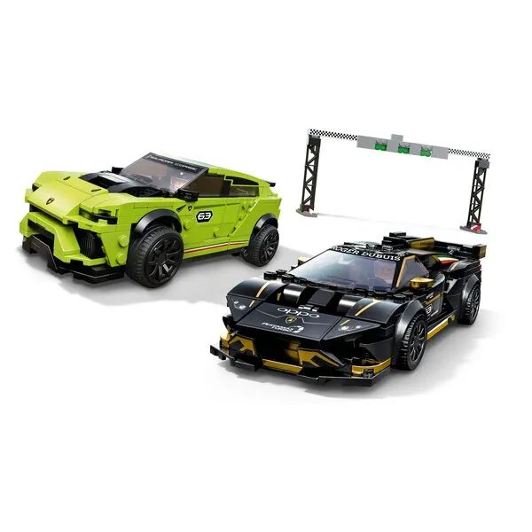 Speed Champions 76899 Lamborghini Urus ST-X and Lamborghini Huracan Super Trofeo EVO (Фото 8)