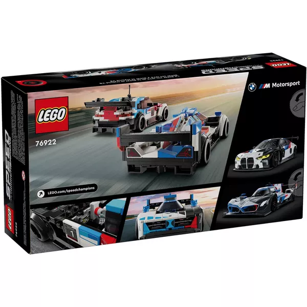 Speed Champions 76922 Набор LEGO 76922 BMW M4 GT3 & BMW M Hybrid V8 (Фото 2)