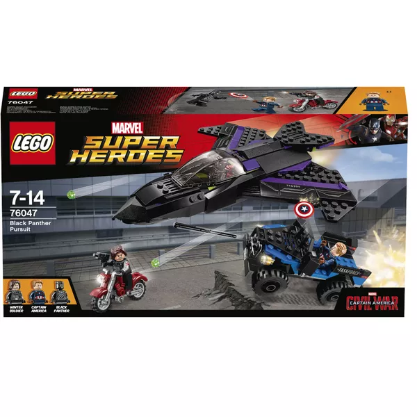 Super Heroes 76047 Редкий Набор LEGO 76047 «Погоня за Чёрной Пантерой» (Фото 11)
