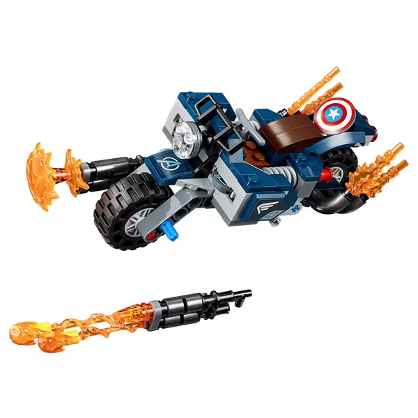 Super Heroes 76123 Набор LEGO 76123 «Капитан Америка: Атака Аутрайдеров» (Фото 14)