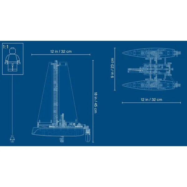 Technic 42105 Катамаран (Фото 11)