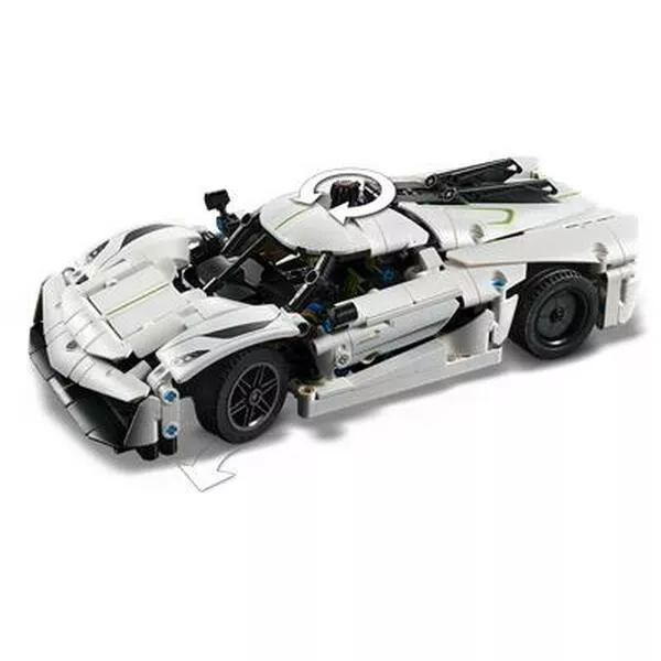 Technic 42184 LEGO 42184 Белый гиперкар Koenigsegg Jesko Absolut (Фото 5)